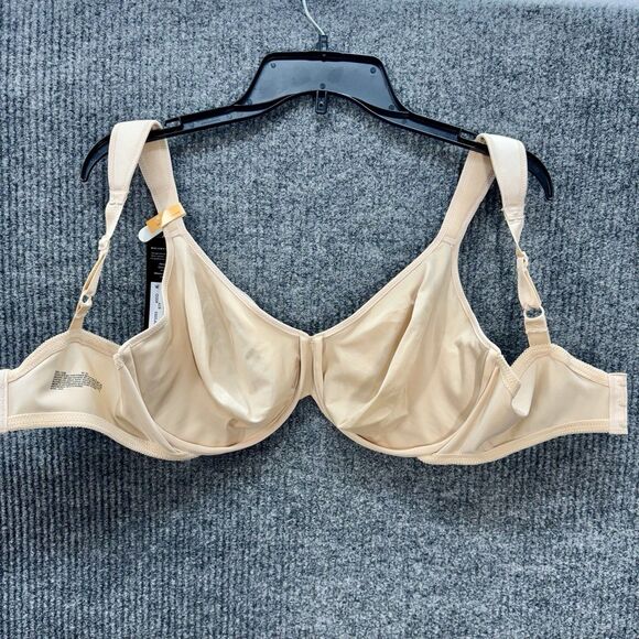 Bali Live It Up Bra 40DD Beige Taupe Push Up Underwire Cushion Straps DF3353 NEW - Picture 5 of 8
